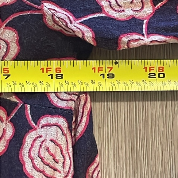 Anthropologie Maeve Women Tunic Top Small Cathy Purple Floral Cottagecore Boho - Picture 15 of 17